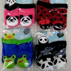 infant rattle socks
